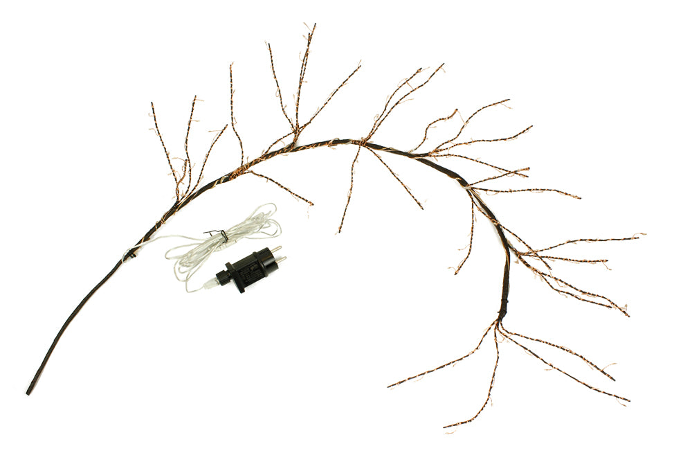 LED Leuchtzweig 120 cm 160 LED warmweiß Lichterzweig Innen und Außen