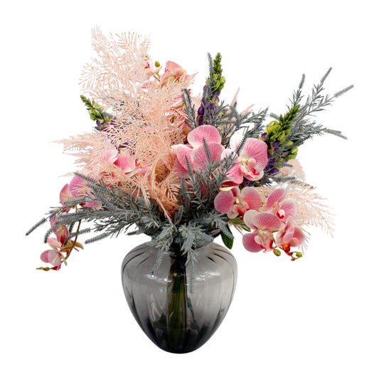 Großer künstlicher Blumenstrauß Pink Koralle Dreams 65 cm