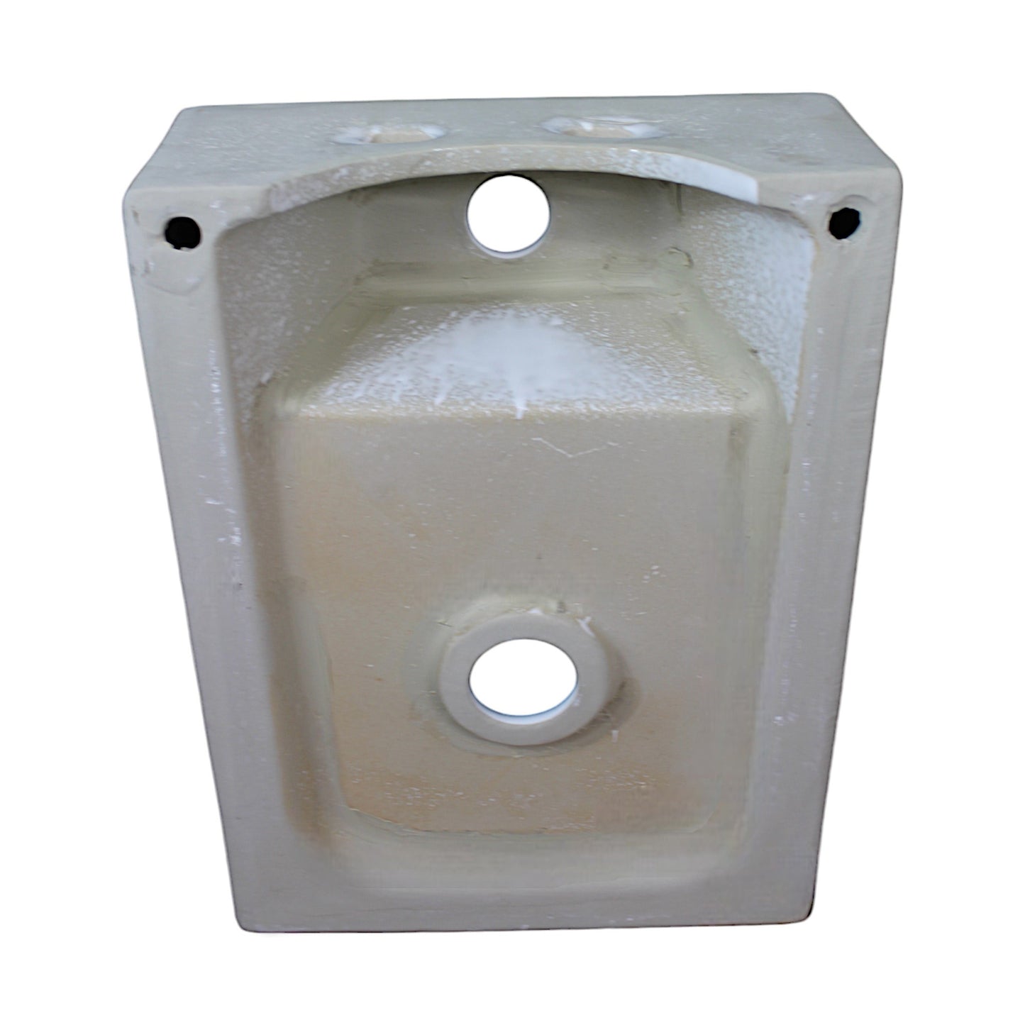 Waschbecken Hängewaschbecken Aufsatzwaschbecken 38,5 x 28 cm Gäste-WC Wandwaschbecken Keramik