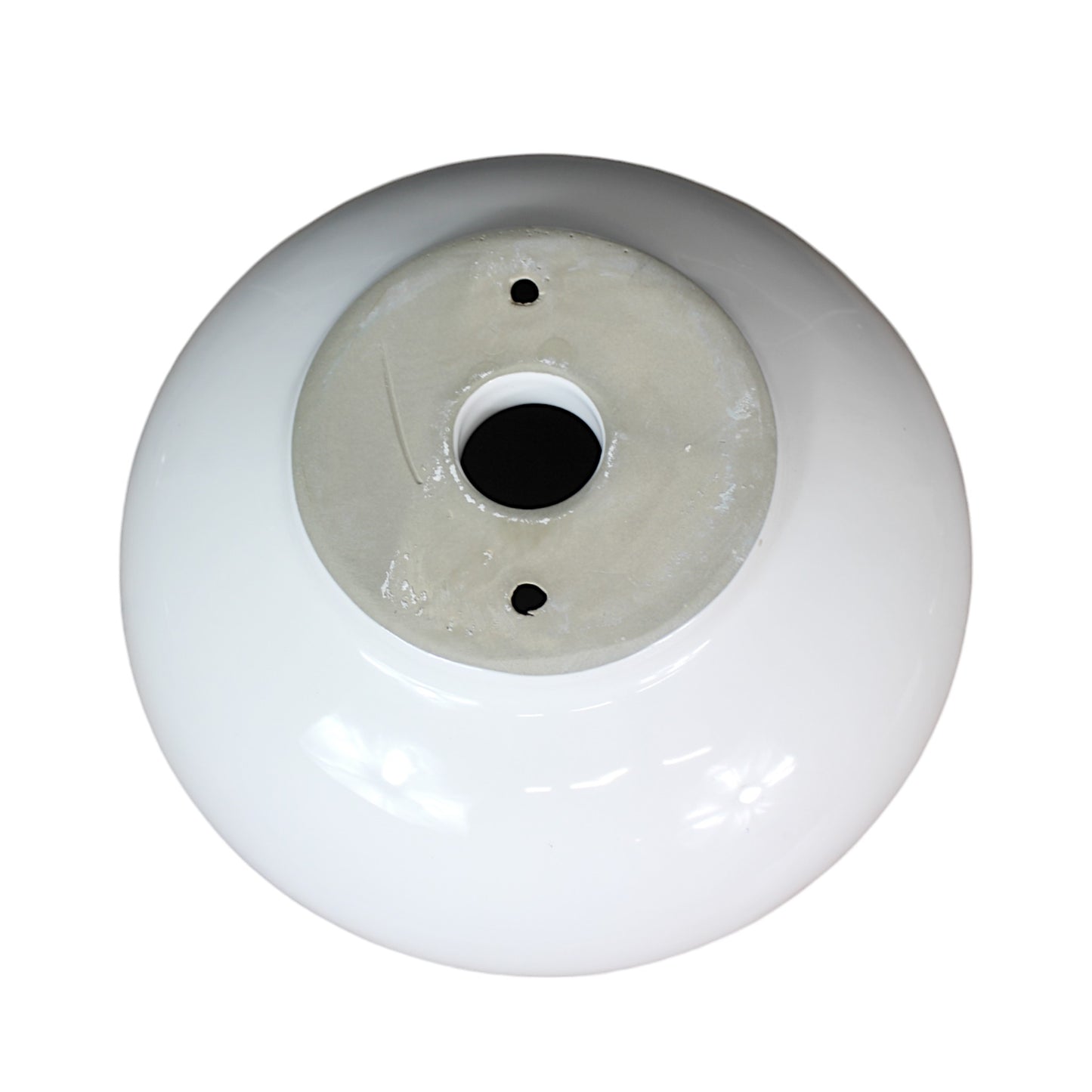 Aufsatzwaschbecken Rund 31 x 31 x 16 cm modern Weiß Keramik Waschbecken