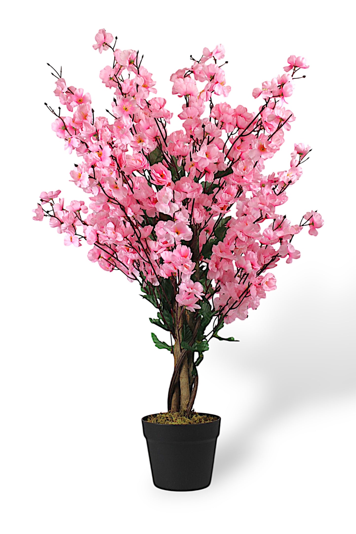 Kunstpflanze Blütenbaum 90 cm Wintersweet Pink Künstliche Pflanze Blüten