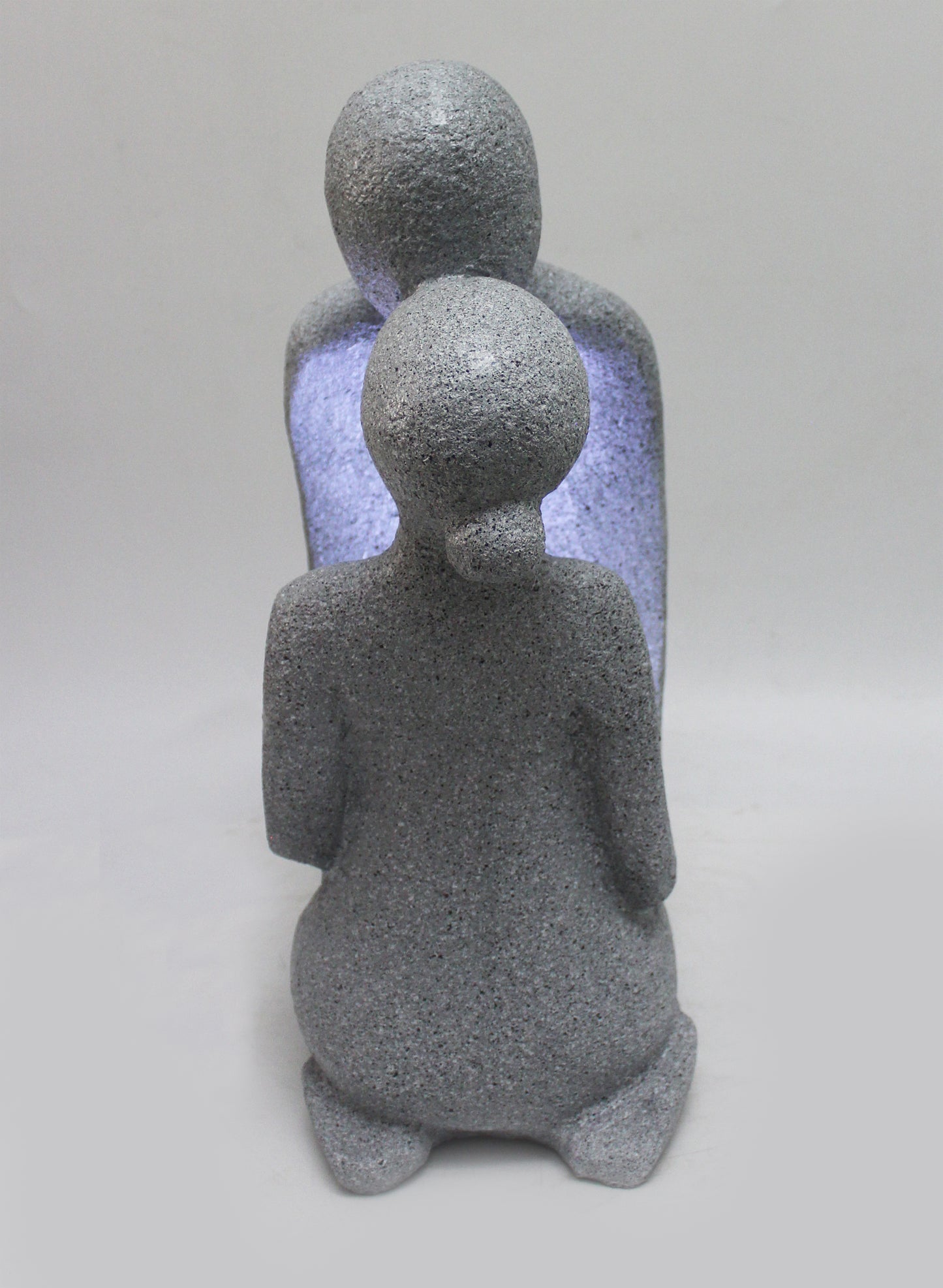 Moderner Springbrunnen BK701 Zimmerbrunnen Gartenbrunnen mit Beleuchtung Granit Optik