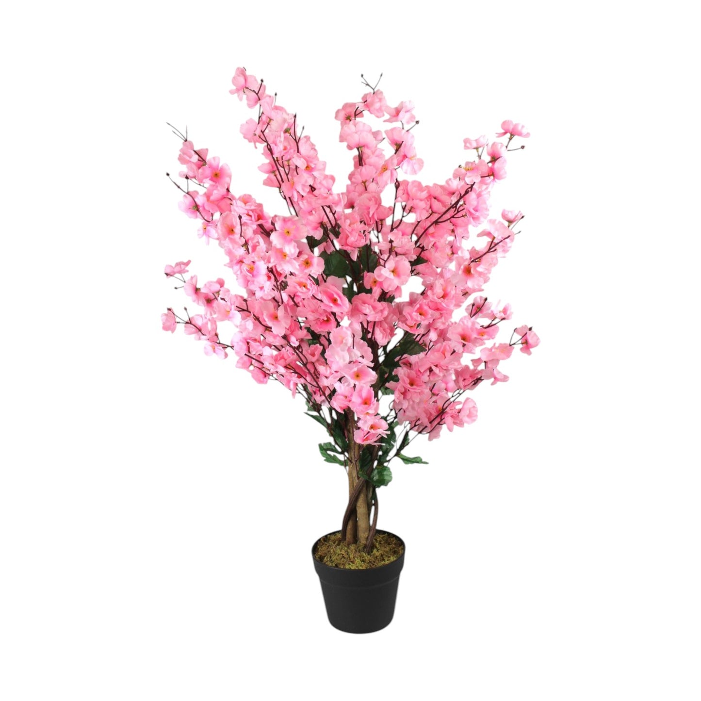 Kunstpflanze Blütenbaum 90 cm Wintersweet Pink Künstliche Pflanze Blüten