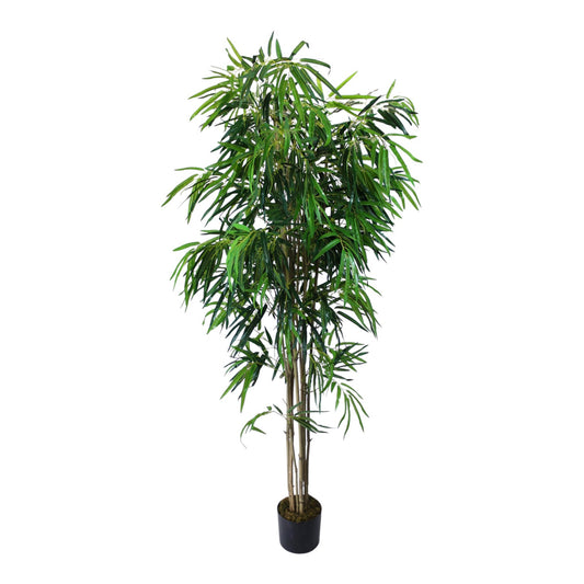 Großer künstlicher Bambus 190 cm Deluxe Kunstpflanze