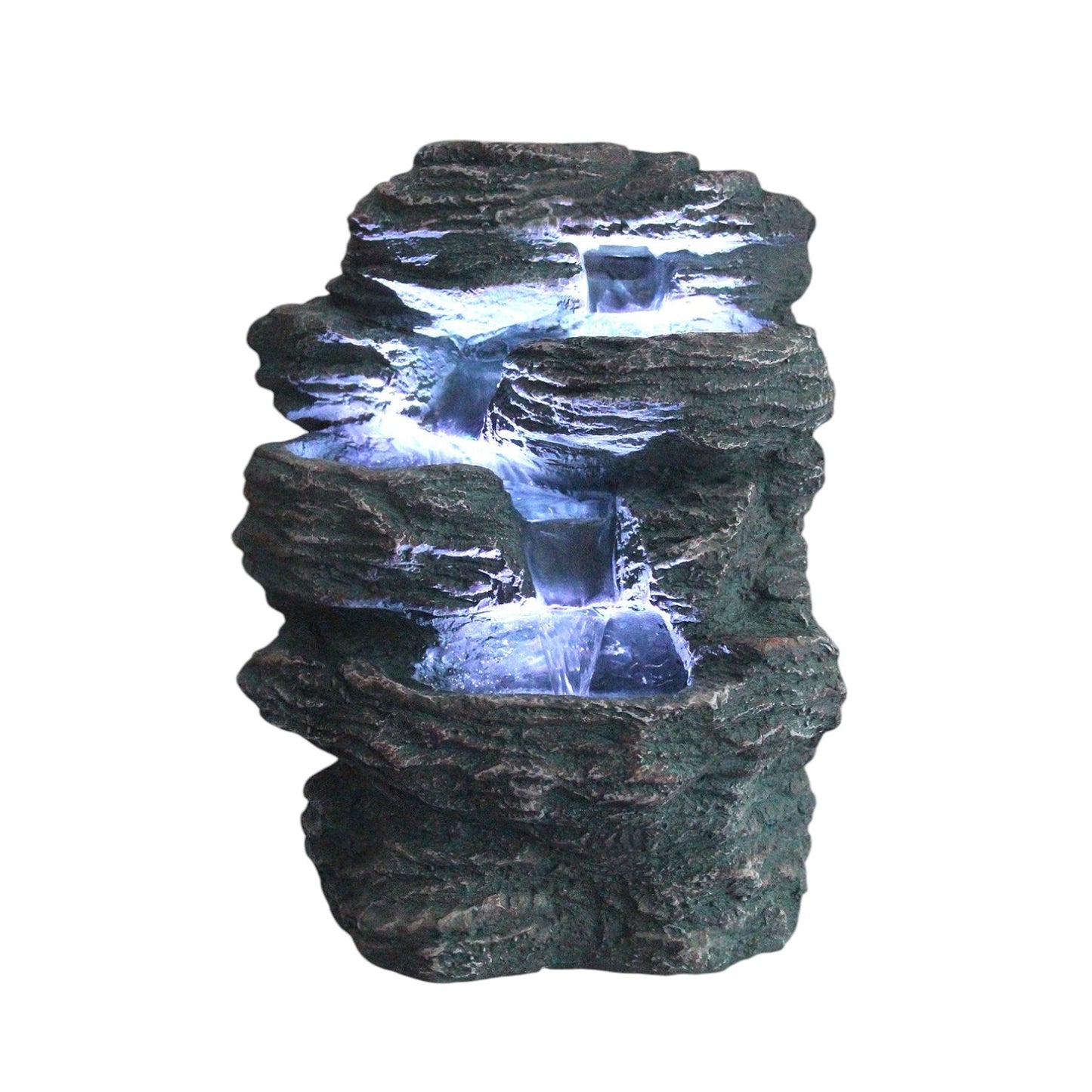 Springbrunnen Niagara mit LED Beleuchtung IN-&OUTDOOR Zimmerbrunnen Gartenbrunnen Luftbefeuchter