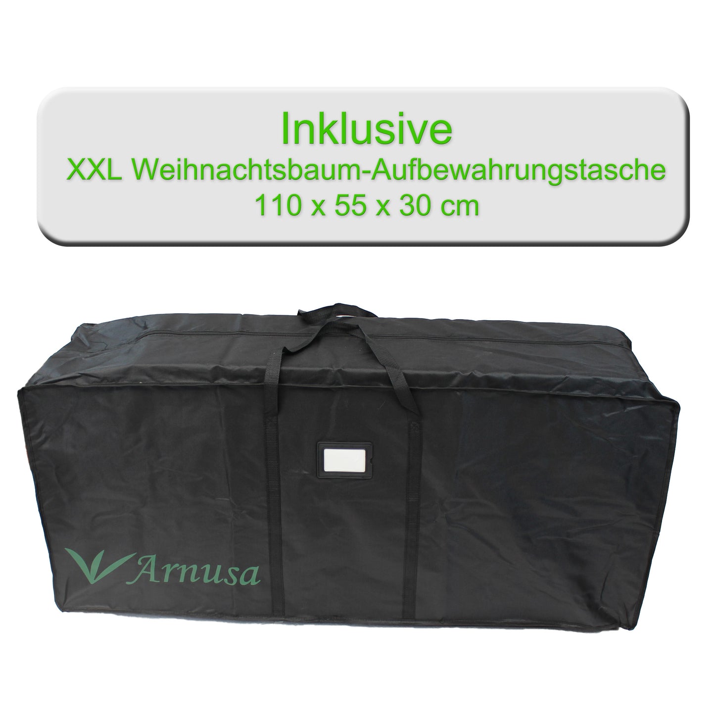 Künstlicher Weihnachtsbaum Premium voll Spritzguss mit Metallständer klappbar