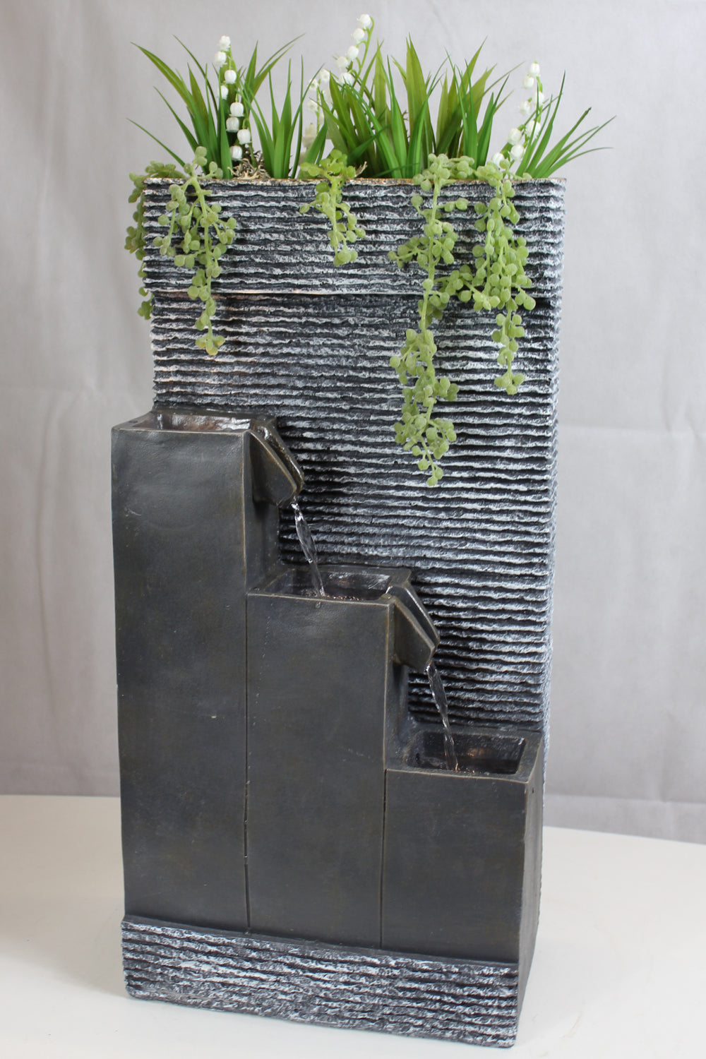 Springbrunnen BK845 mit LED Beleuchtung Gartenbrunnen