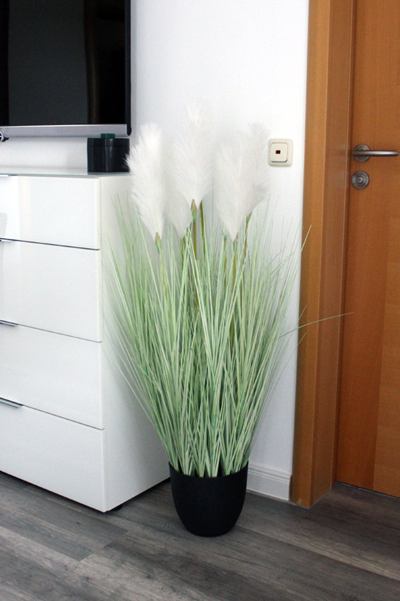 Großes künstliches Pampasgras 120 cm  Kunstgras Dekogras