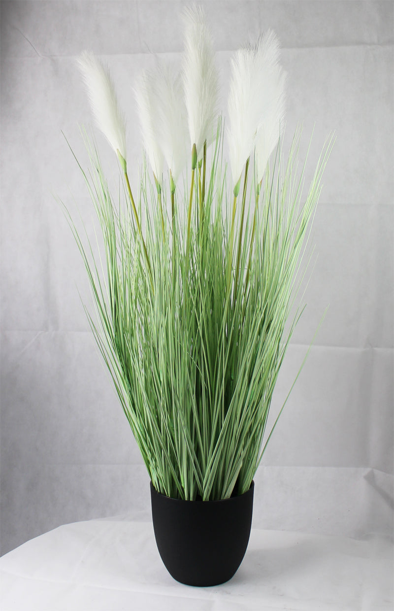 Großes künstliches Pampasgras 120 cm  Kunstgras Dekogras