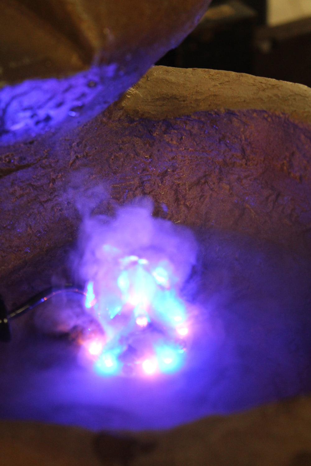 Nebler im Farbwechselmodus IN & Outdoor Wasserspiel Zerstäuber Springbrunnenbeleuchtung