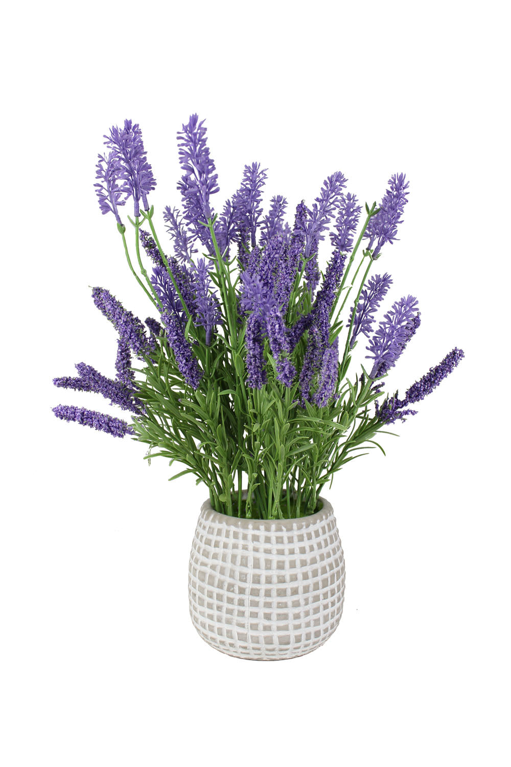 Topf 40cm – Lavendel Kunstpflanze Künstlicher im arnusa