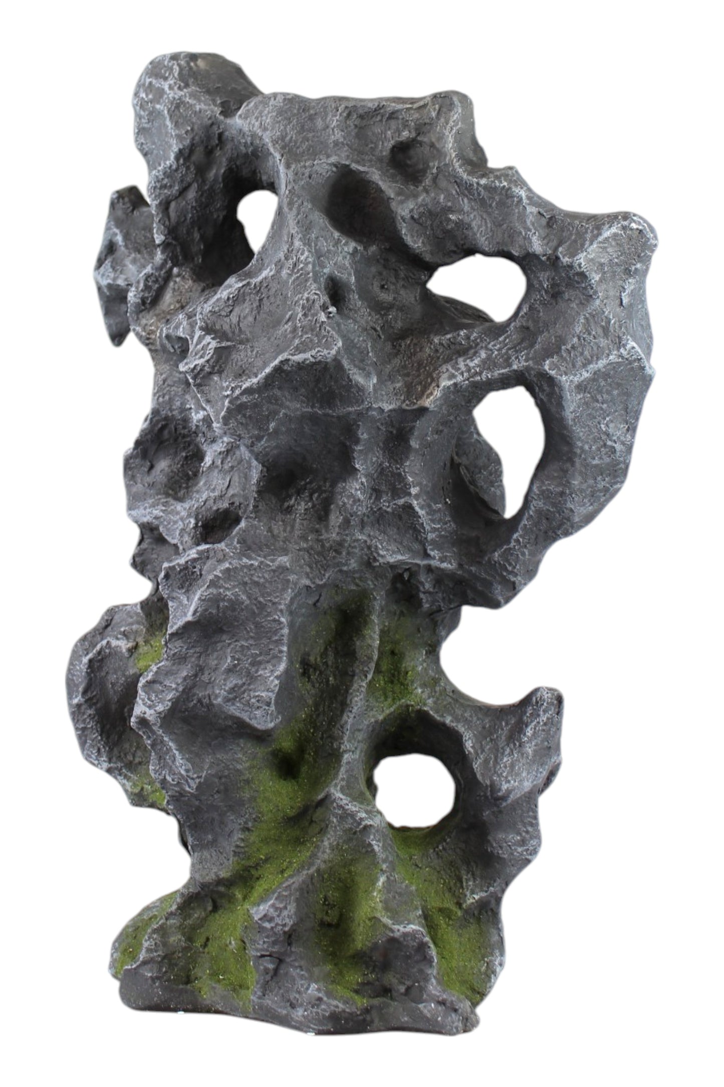 Künstlicher Gartenfelsen in Ozeanfindling-Optik Deko für Garten & Teich Gartenstein Steinskulptur aus Polyresin