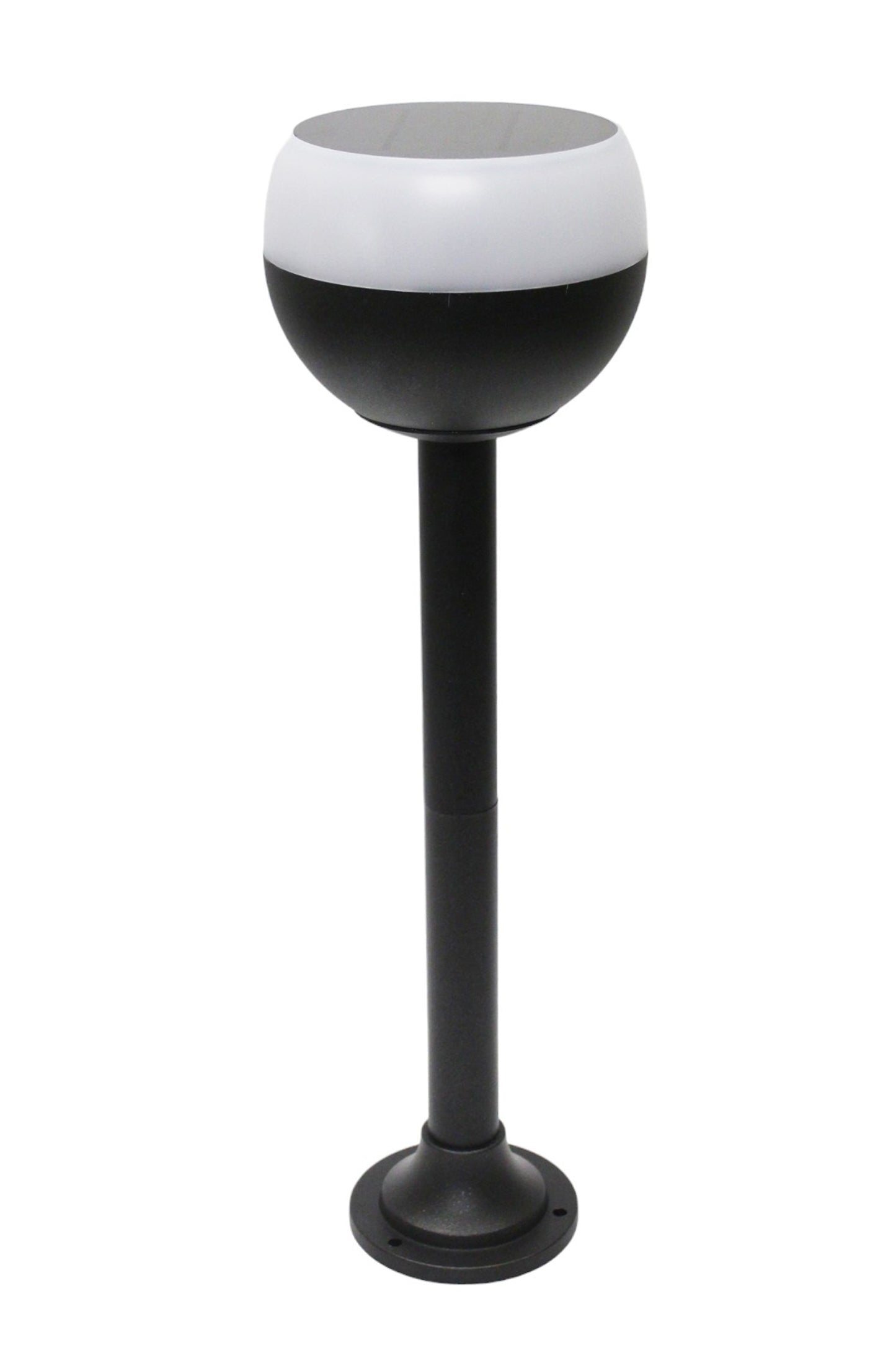 Moderne Solar Gartenlampe 60 cm Solarleuchte Kaltweiß Warmweiß Pollerleuchte Wegeleuchte