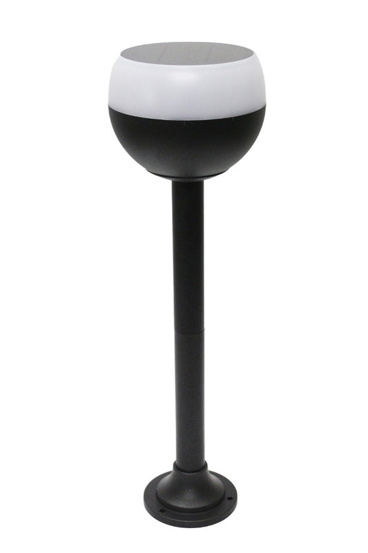 Moderne Solar Gartenlampe 60 cm Solarleuchte Kaltweiß Warmweiß Pollerleuchte Wegeleuchte