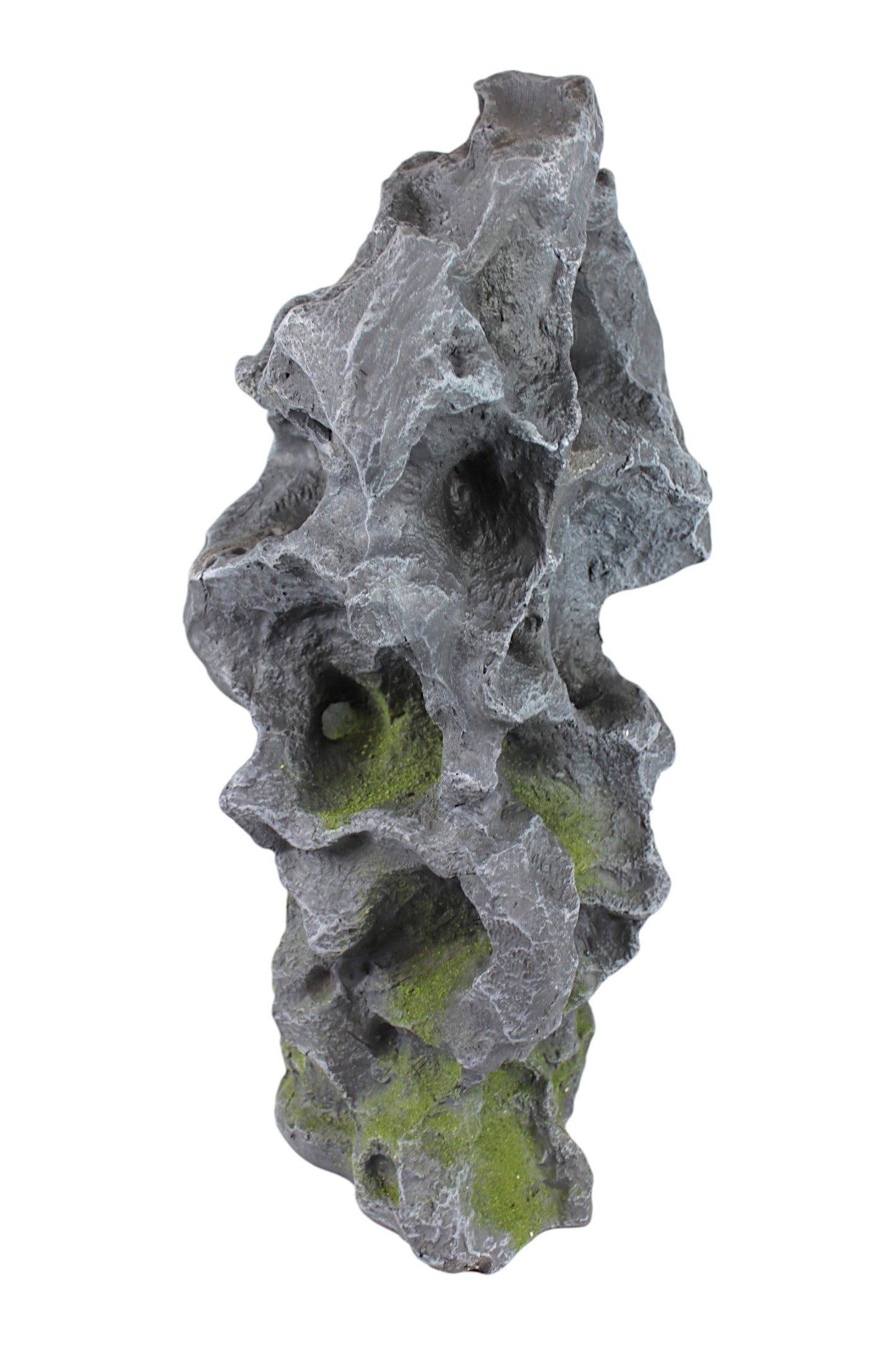 Künstlicher Gartenfelsen in Ozeanfindling-Optik Deko für Garten & Teich Gartenstein Steinskulptur aus Polyresin