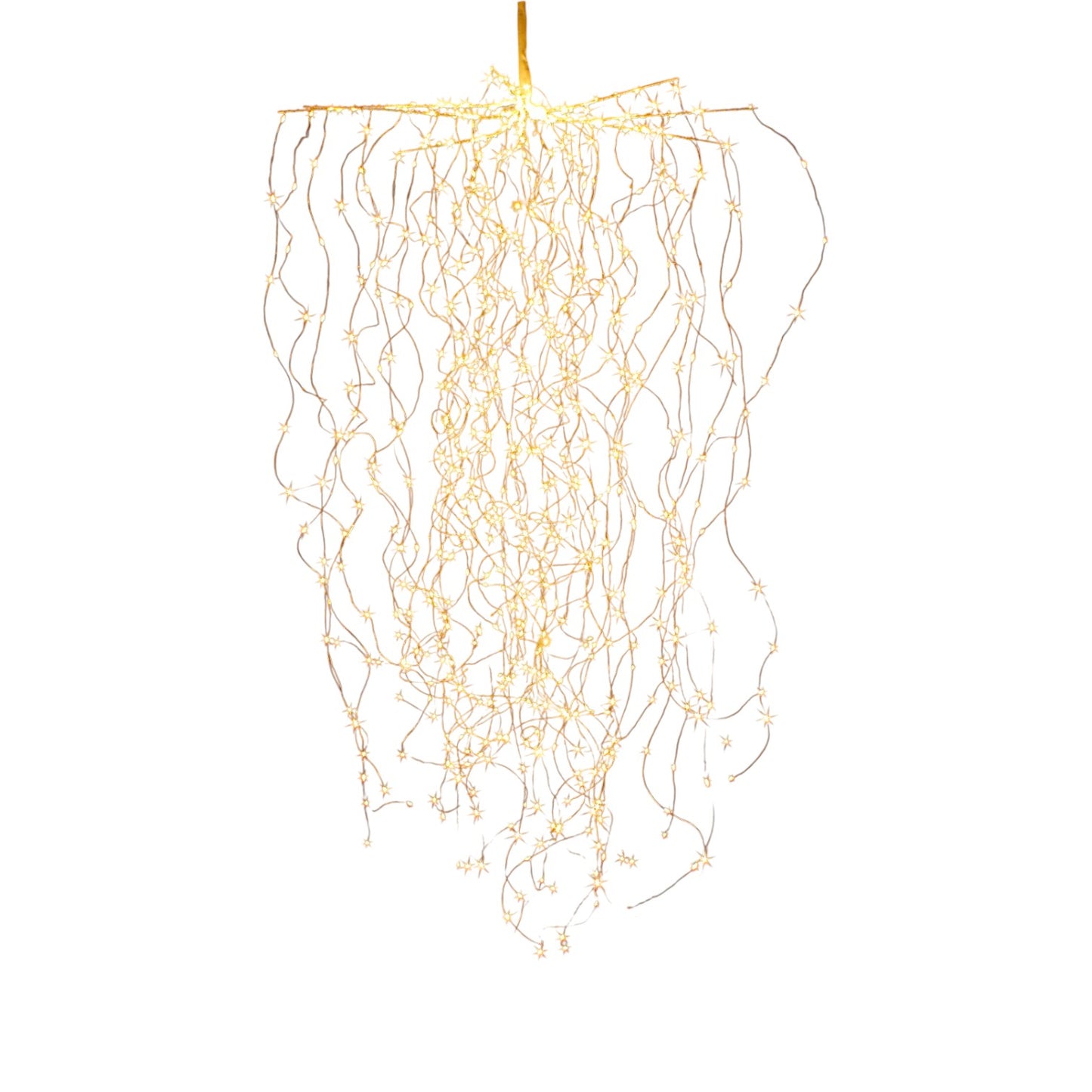 LED Sternenschauer 720 LED Lichterbündel zum Aufhängen warmweiß