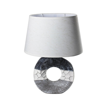 Tischleuchte Keramik 42,5 cm maritim Nachttischlampe