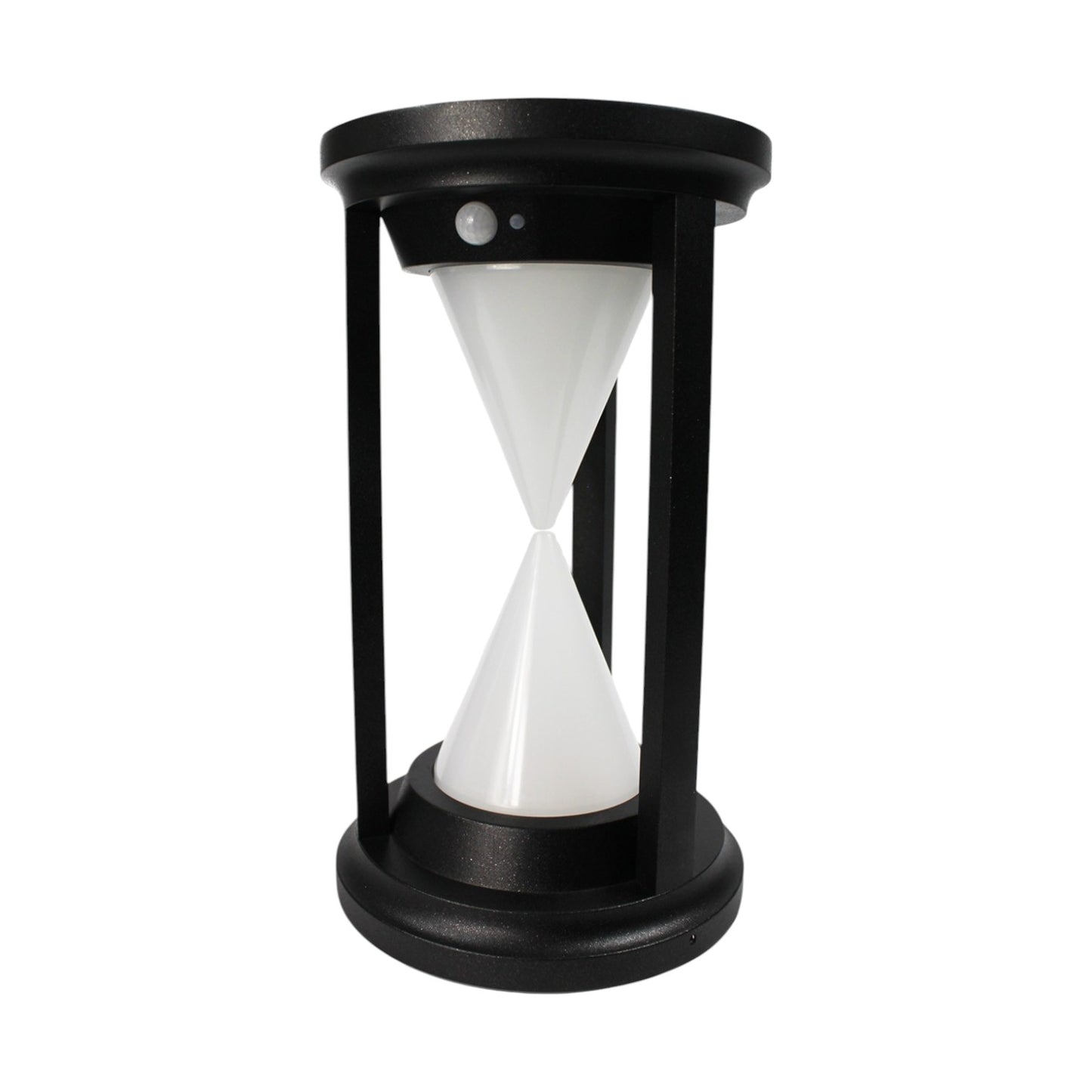 LED Solar Gartenleuchte Sanduhr Powersolarleuchte mit Bewegungsmelder Three Color