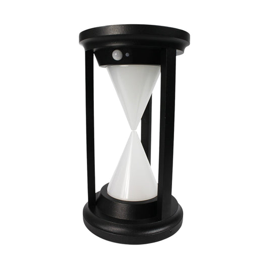 LED Solar Gartenleuchte Sanduhr Powersolarleuchte mit Bewegungsmelder Three Color
