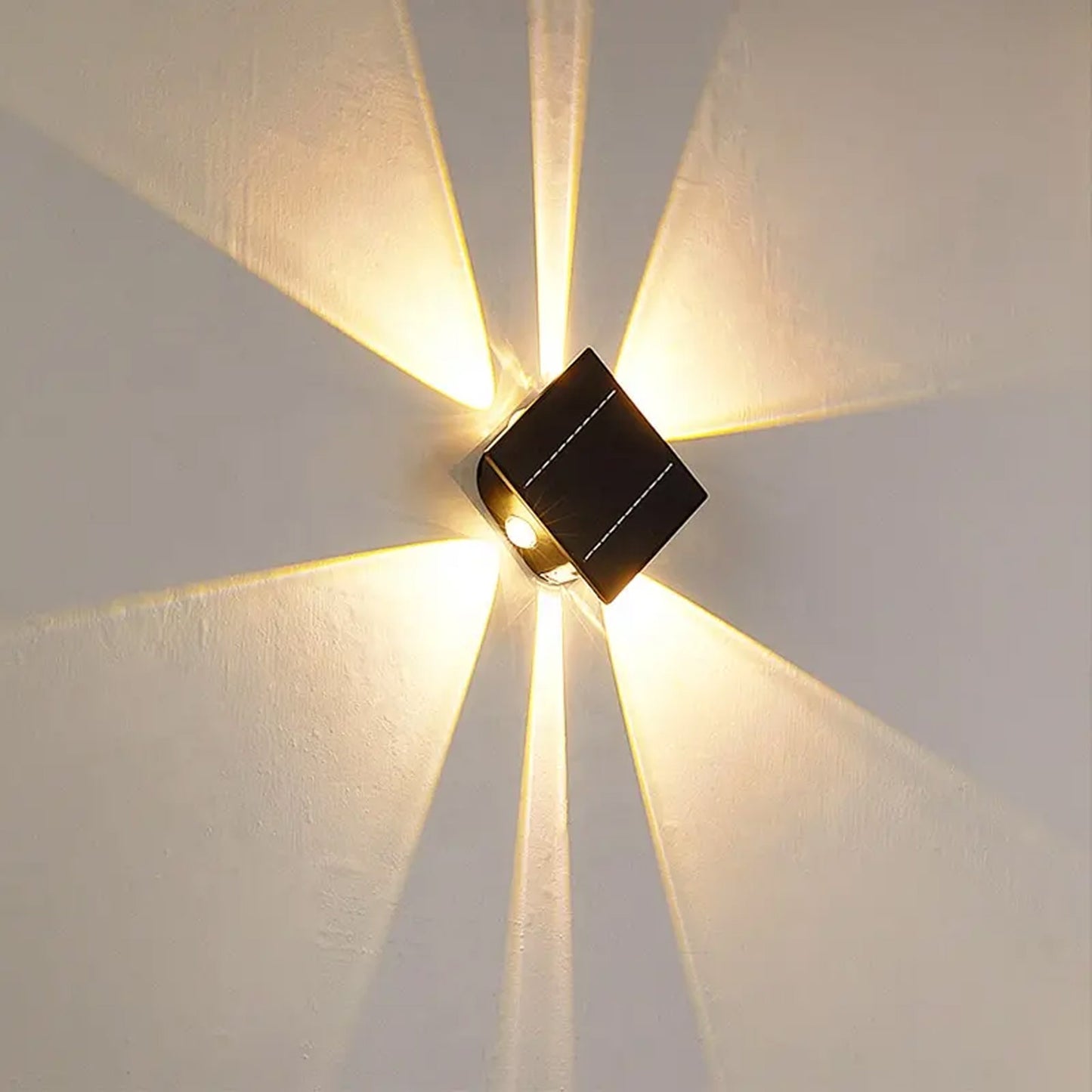 Solarleuchte Wandstrahler helle Wandlampe kabellos UP Down Side / Side Außenleuchte