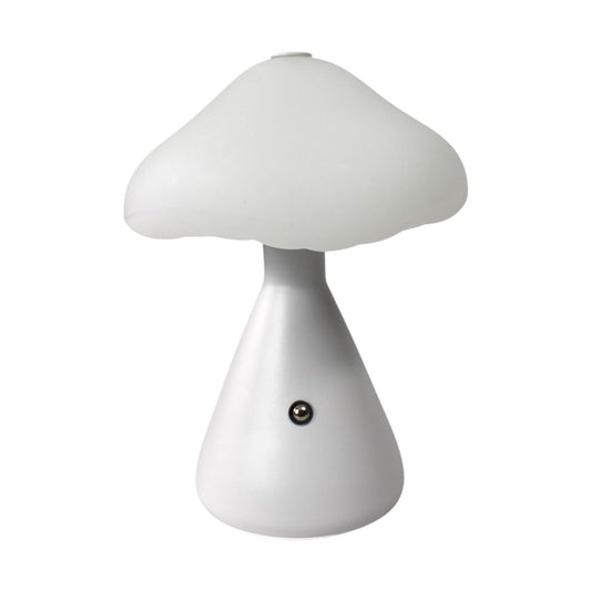 LED Akku Tischlampe kabellos Pilz Lampe 21 cm Tischleuchte Nachtlicht Touch Dimmbar PL601