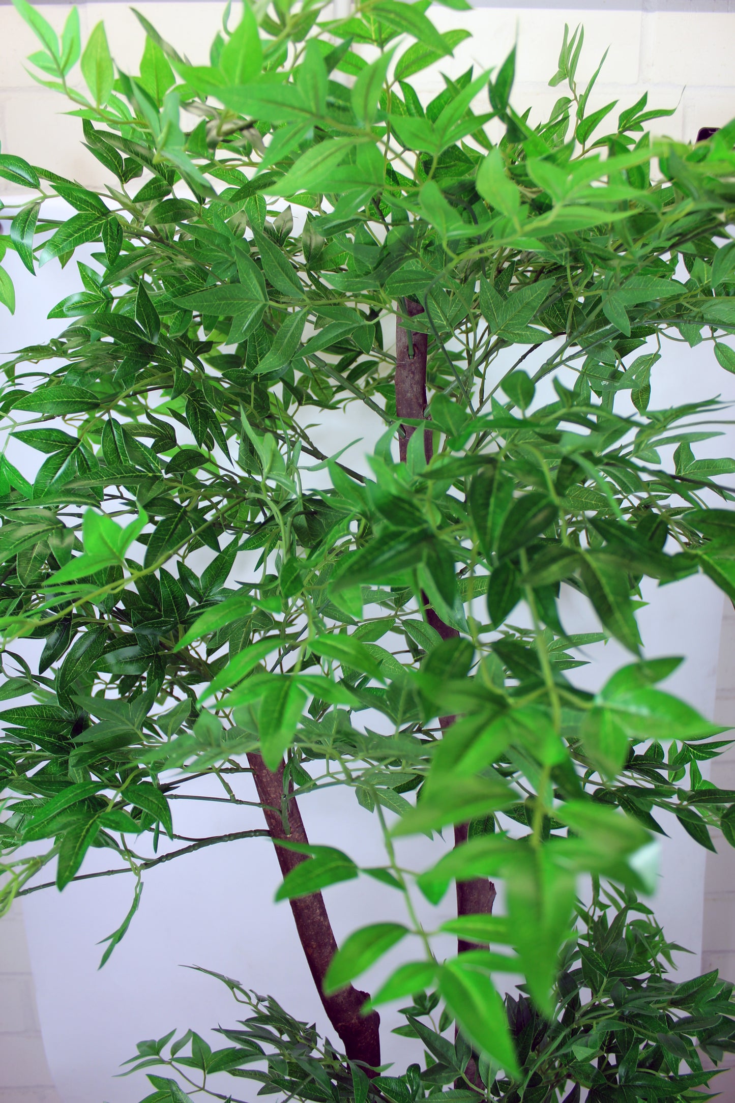 Künstlicher Himmelsbambus 190cm Nandina Tree Kunstbaum Kunstpflanze im Topf