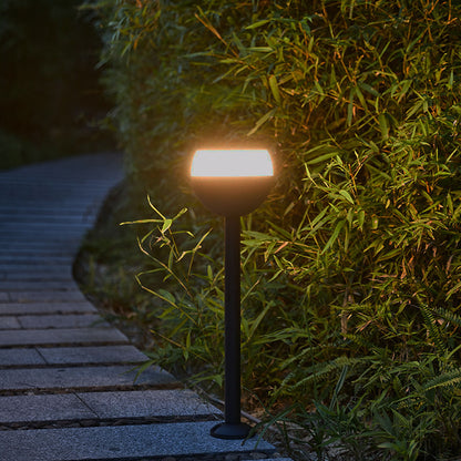 Moderne Solar Gartenlampe 60 cm Solarleuchte Kaltweiß Warmweiß Pollerleuchte Wegeleuchte