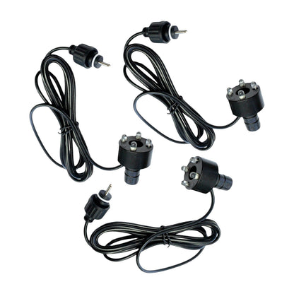 Springbrunnenbeleuchtung 3er Set Einzelspot