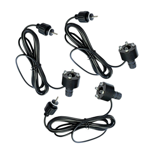 Springbrunnenbeleuchtung 3er Set Einzelspot