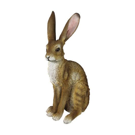 Tierfigur Hase lebensgröße Feldhase Gartenfigur 51cm