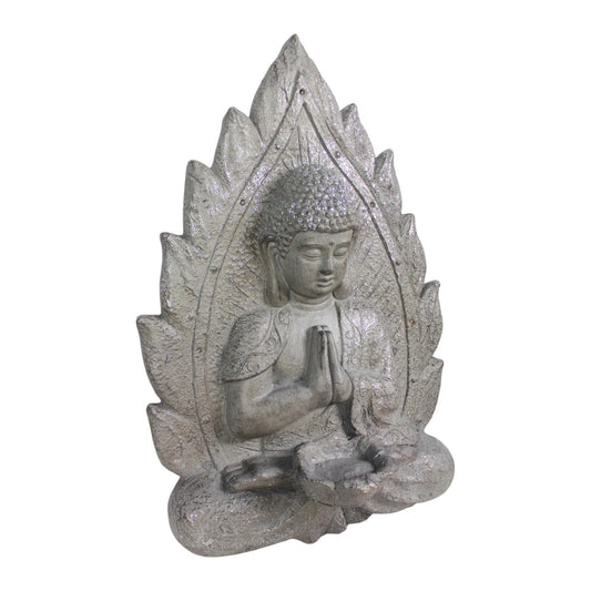 Wandskulptur Buddha Wanddekoration 67x44x15 cm Figur