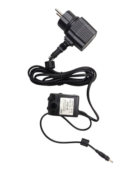 Springbrunnen mit LED Beleuchtung TP3003 Zimmerbrunnen rund Stein-Optik Wasserfall Gartenbrunnen 42x30 cm Wasserspiel Deko