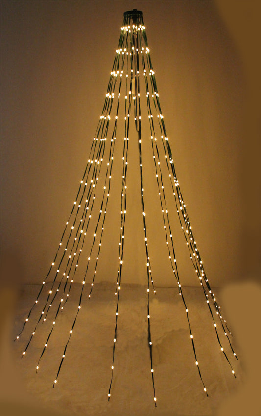 Smarte Weihnachtsbaumbeleuchtung RGB mit Fernbedienung und APP Lichterkette