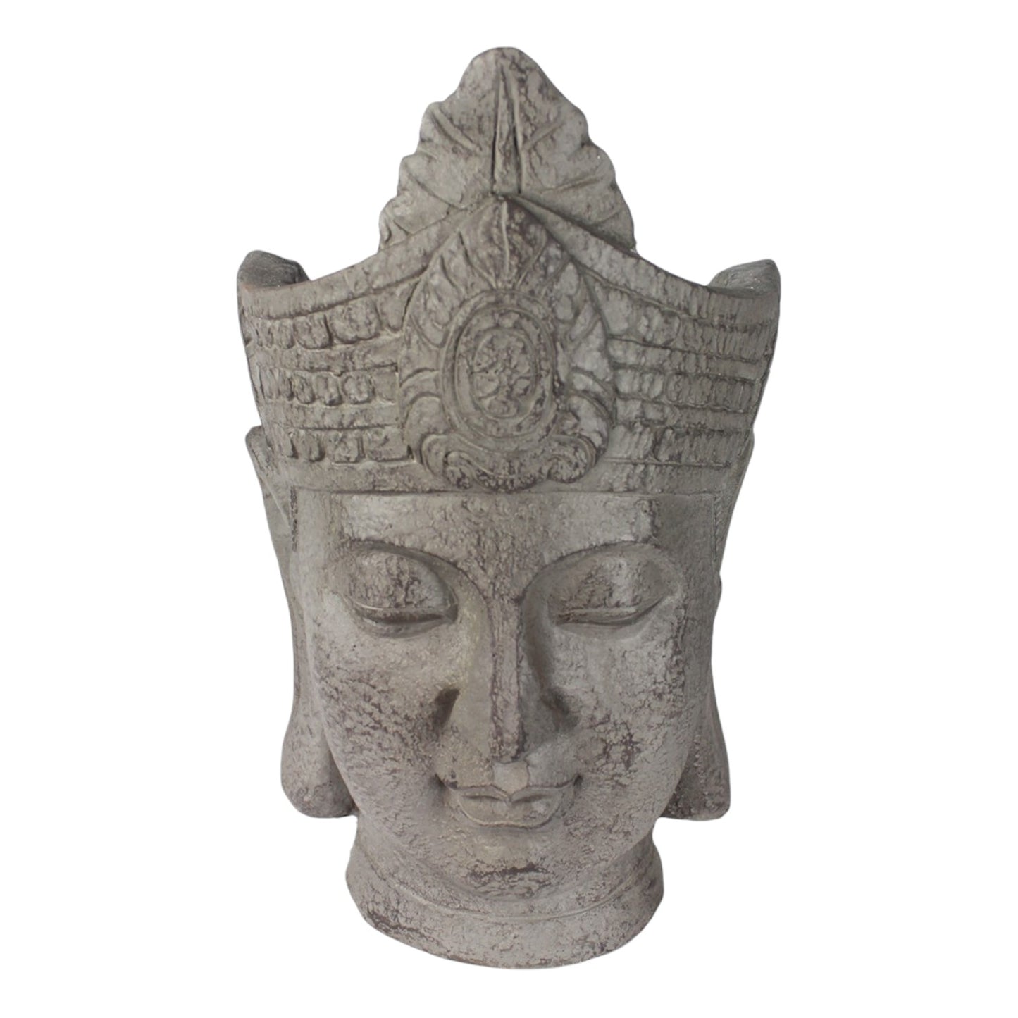 Blumentopf Buddha Kopf Pflanztopf Groß Büste Kunststein