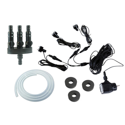 3er Springbrunnenbeleuchtung Komplett Set