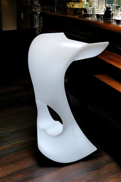 Moderner Barhocker mit LED Beleuchtung Akku kabellos Farbwechsel Barstuhl Bar Möbel 78cm