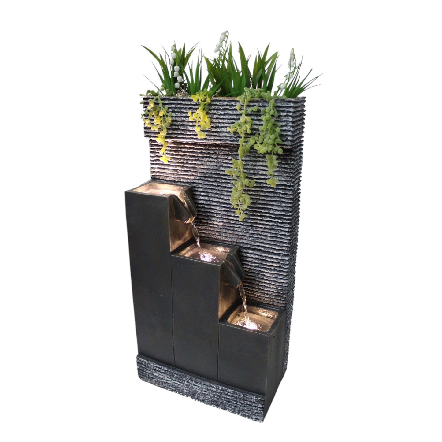 Springbrunnen BK845 mit LED Beleuchtung Gartenbrunnen
