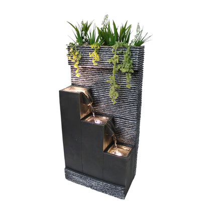 Springbrunnen BK845 mit LED Beleuchtung Gartenbrunnen
