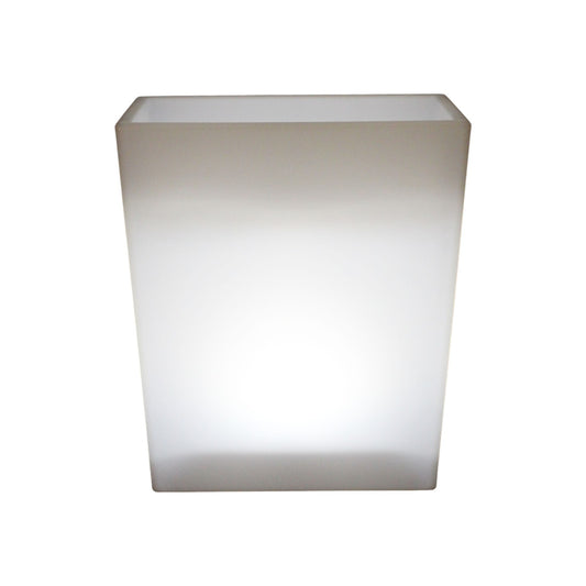 Großer LED Blumenkübel beleuchtet RGB mit Fernbedienung Pflanzkübel modern Blumentopf Akku und Netzkabel