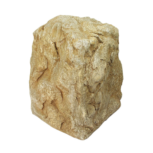Abdeckfelsen Gartenfelsen Sandstein Optik Kunstfelsen Trafohaus 28x40 cm Pumpenabdeckung