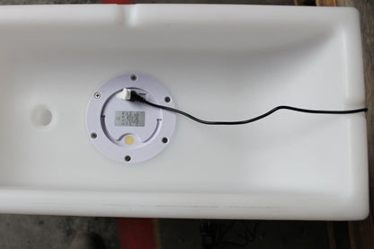 Großer LED Blumenkübel beleuchtet RGB mit Fernbedienung Pflanzkübel modern Blumentopf Akku und Netzkabel