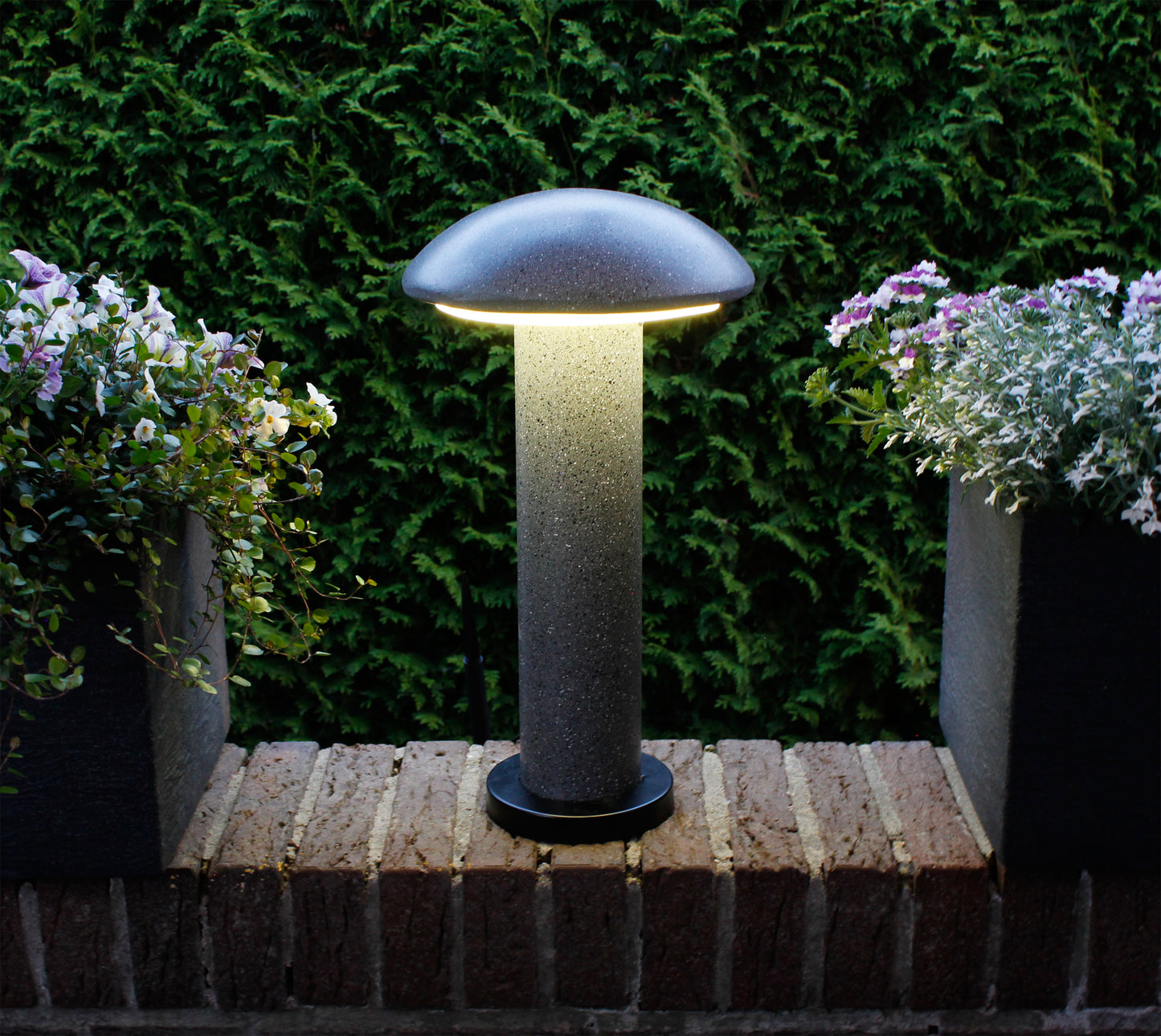 Solarleuchte Pilz Gartenlampe 1200 mAh 45x25 cm Solarlampe Gartenleuchte