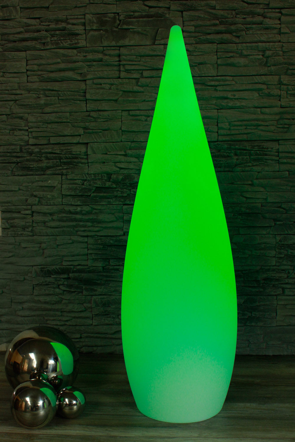Stehlampe Arnusa Oasis Lights Kegelleuchte Design Lampe mit Fernbedienung und Akku-Funktion LED (Kegelleuchte (36x120cm))