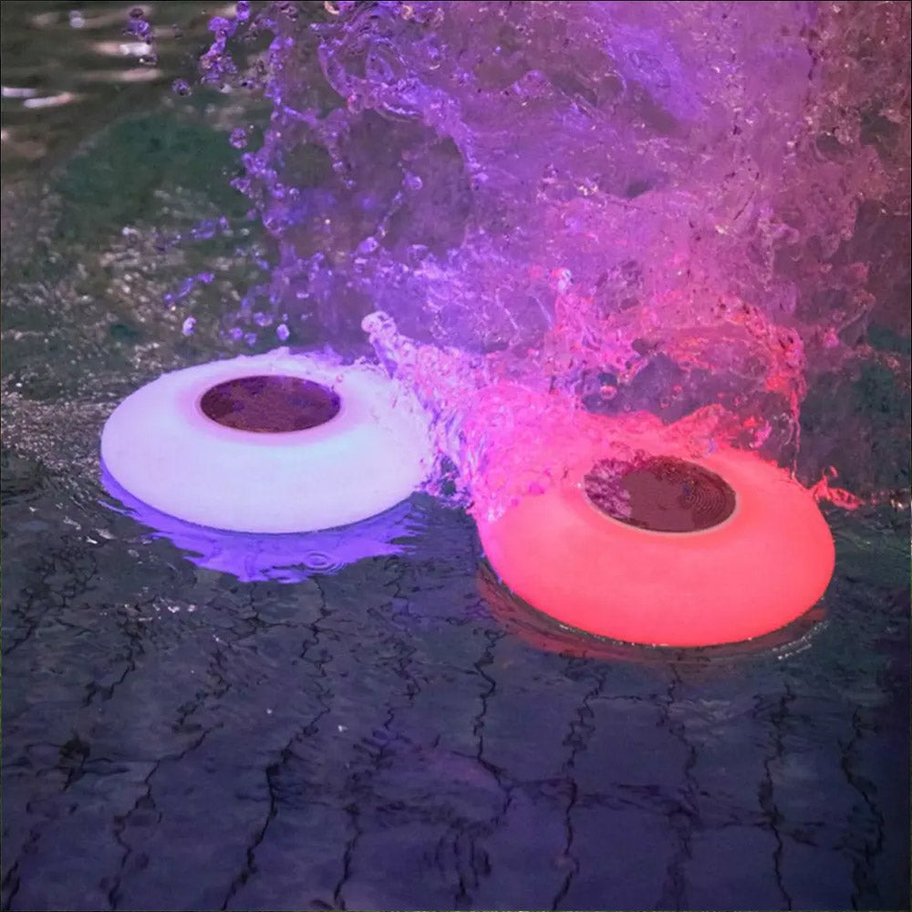 Runde Solarleuchte Schwimmlampe mit Fernbedienung Farbwechsel Solar Tischleuchte Poolleuchte