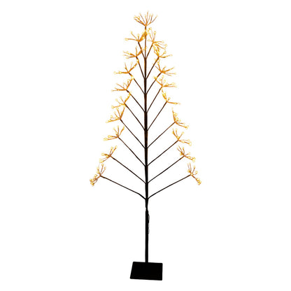 LED Baum elegance Feuerwerk Kupfer Leuchtbaum warmweiß Dekoleuchte