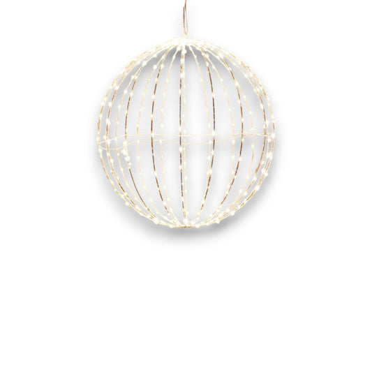 LED Leuchtkugel 50 cm faltbar Weihnachtsbeleuchtung LED Ball 320 LED