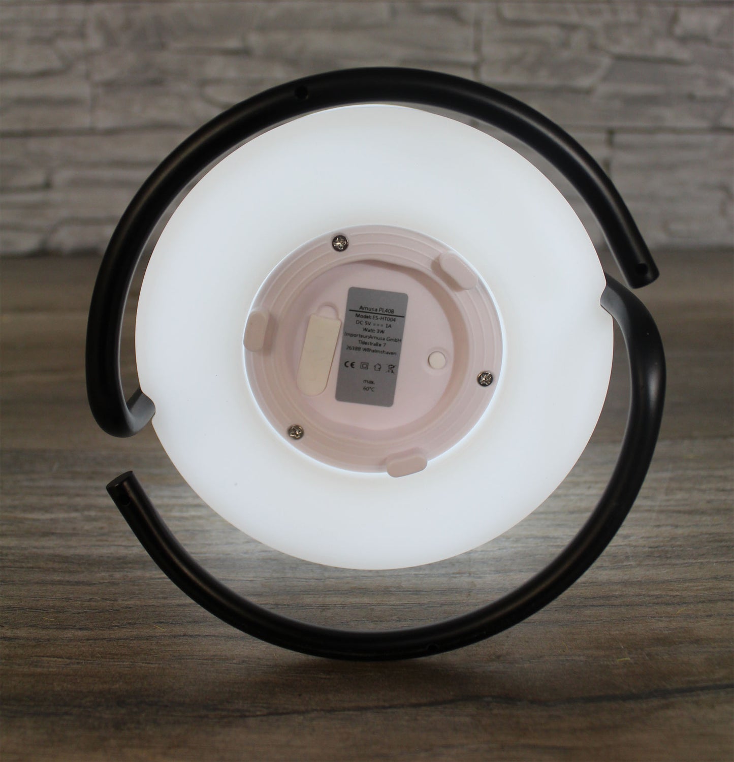 LED Akku Tischlampe mit Fernbedienung Farbwechsel kabellos Dekoleuchte USB