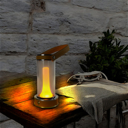 camping tischlampe LED Akku Tischlampe Retro Tischleuchte kabellos Touch dimmbar 3 Leuchtfarben Camping Lampe Gartentischleuchte