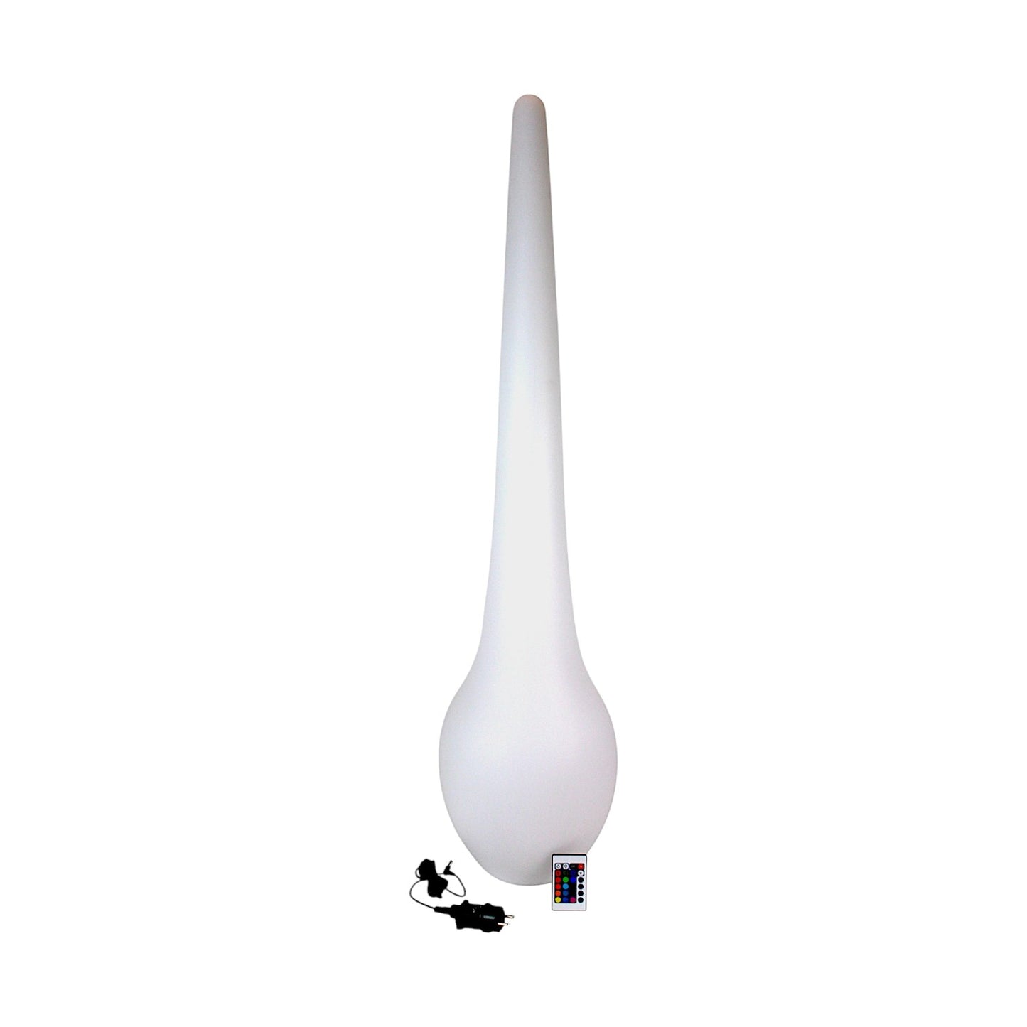Design Stehlampe 115 x 28 cm Farbwechsel mit Akku kabellos Lampe Innen und Außen Dekoleuchte