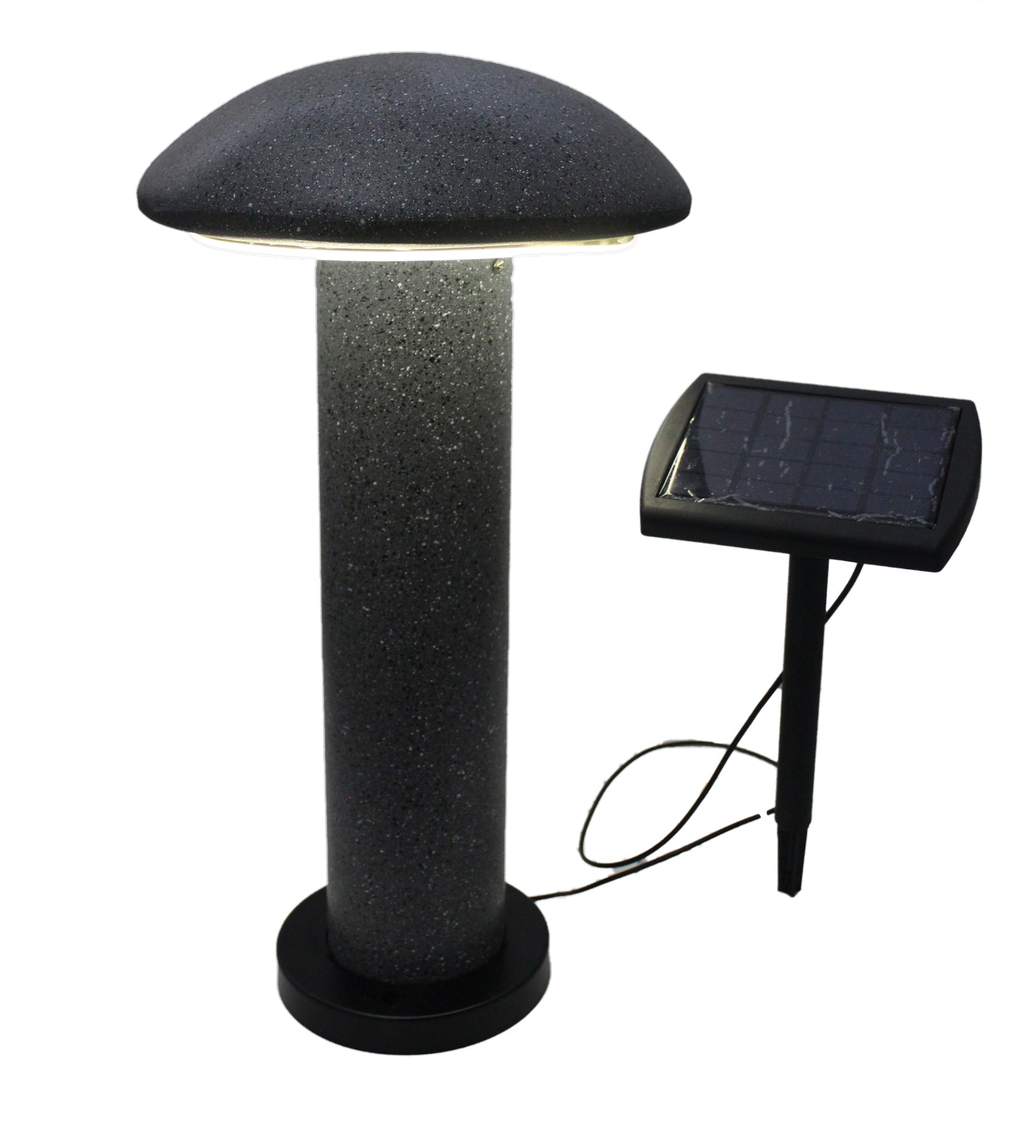 Solarleuchte Pilz Gartenlampe 1200 mAh 45x25 cm Solarlampe Gartenleuchte